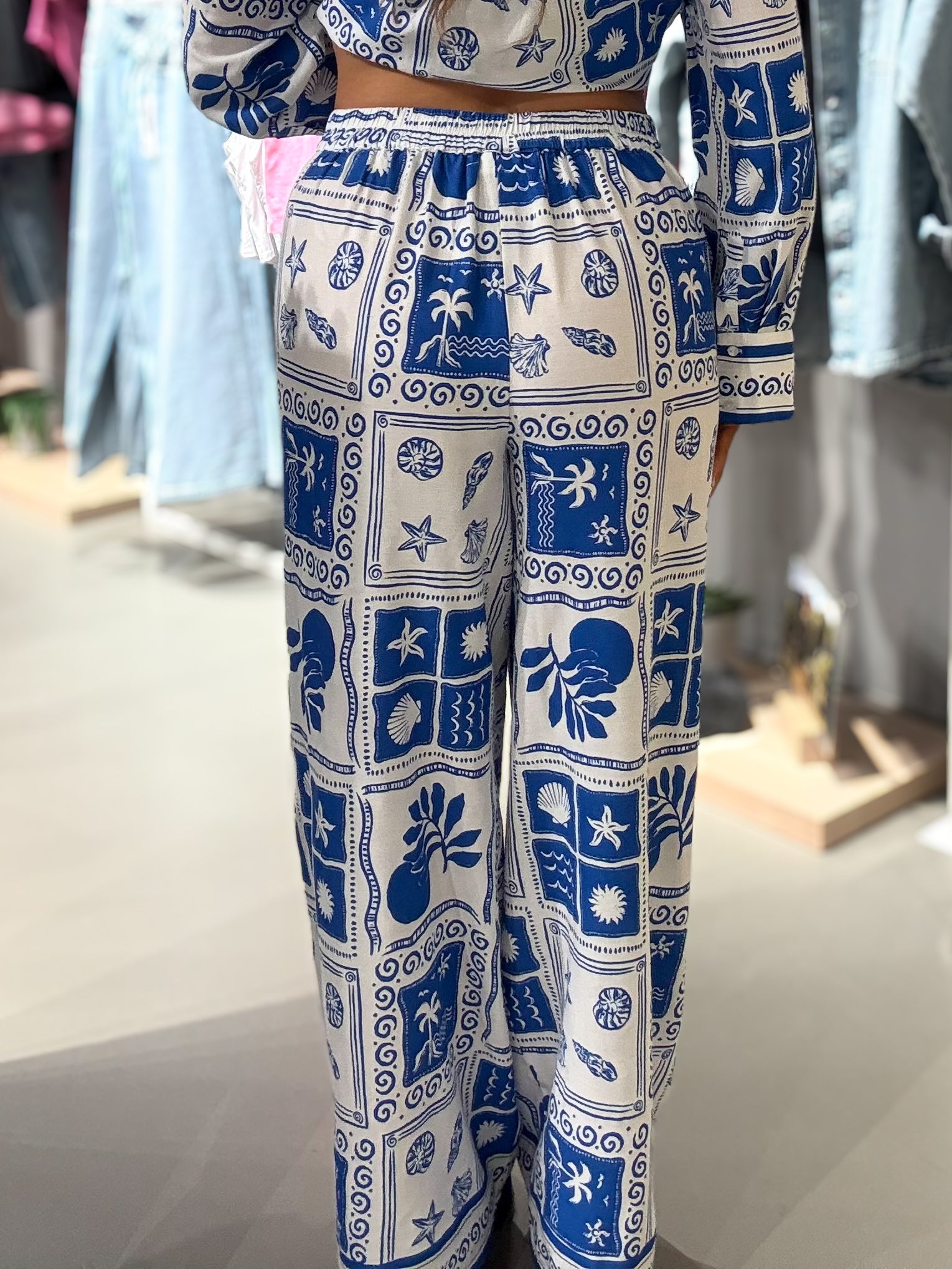 VIJOSIA Trousers - Victoria Blue